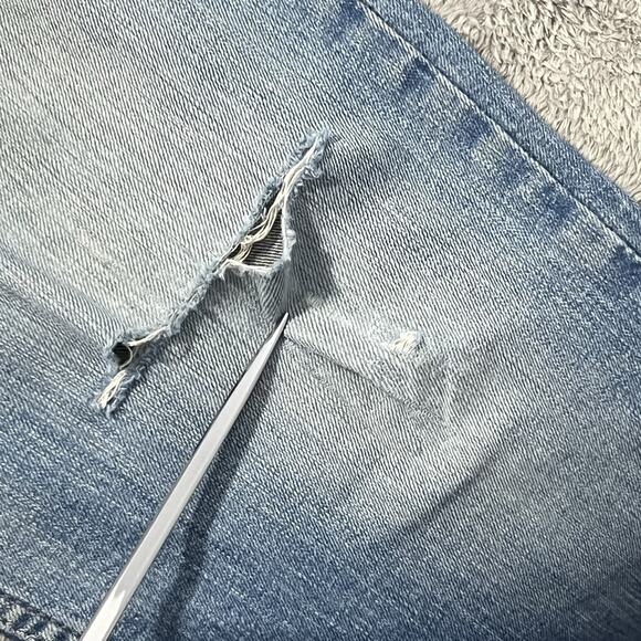 Levis 524 Jeans Womens 9M Blue Too Superlow Stretch Denim Pants - Picture 6 of 16